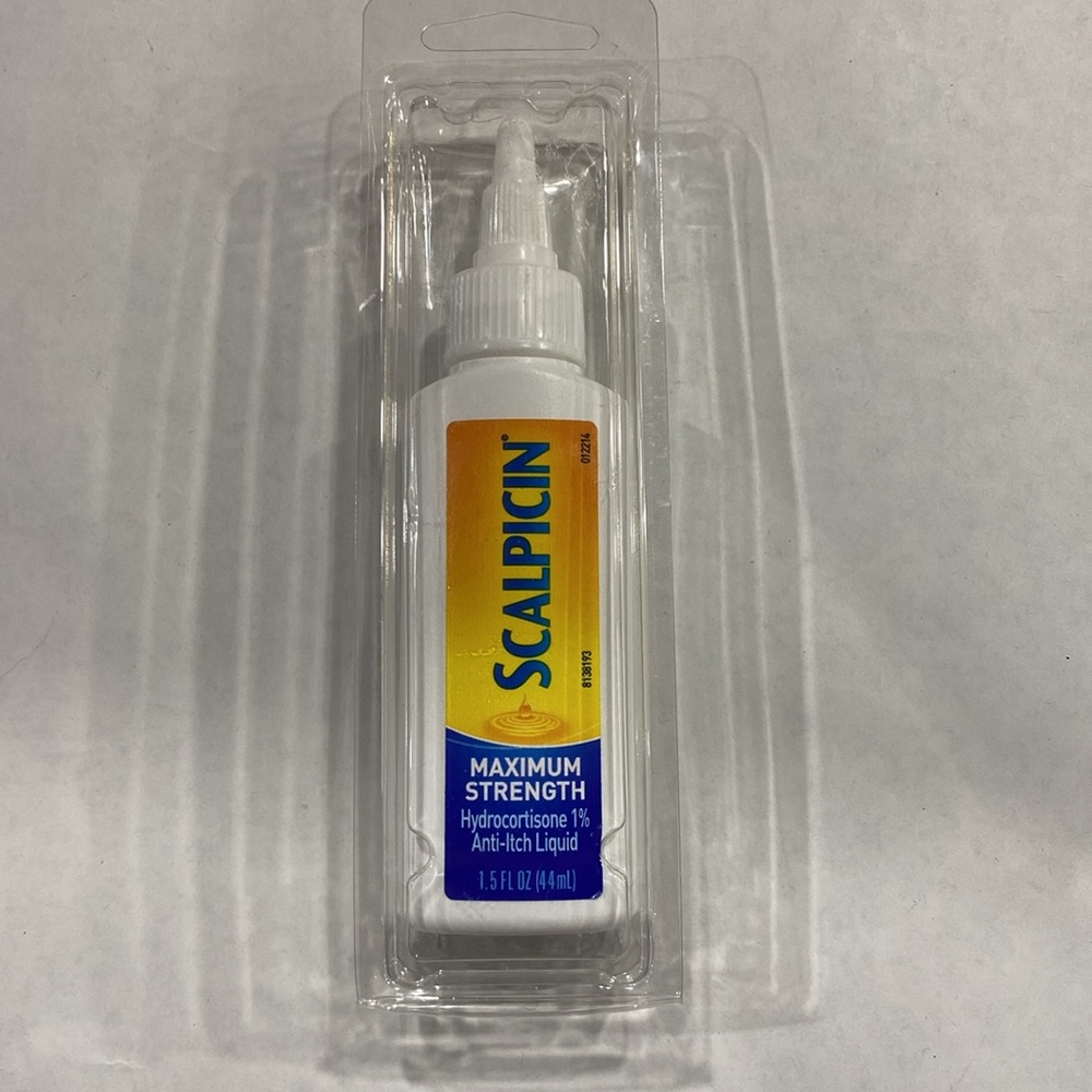 Scalpicin maximum strength anti itch scalp treatment care 1.5 fluid ounce